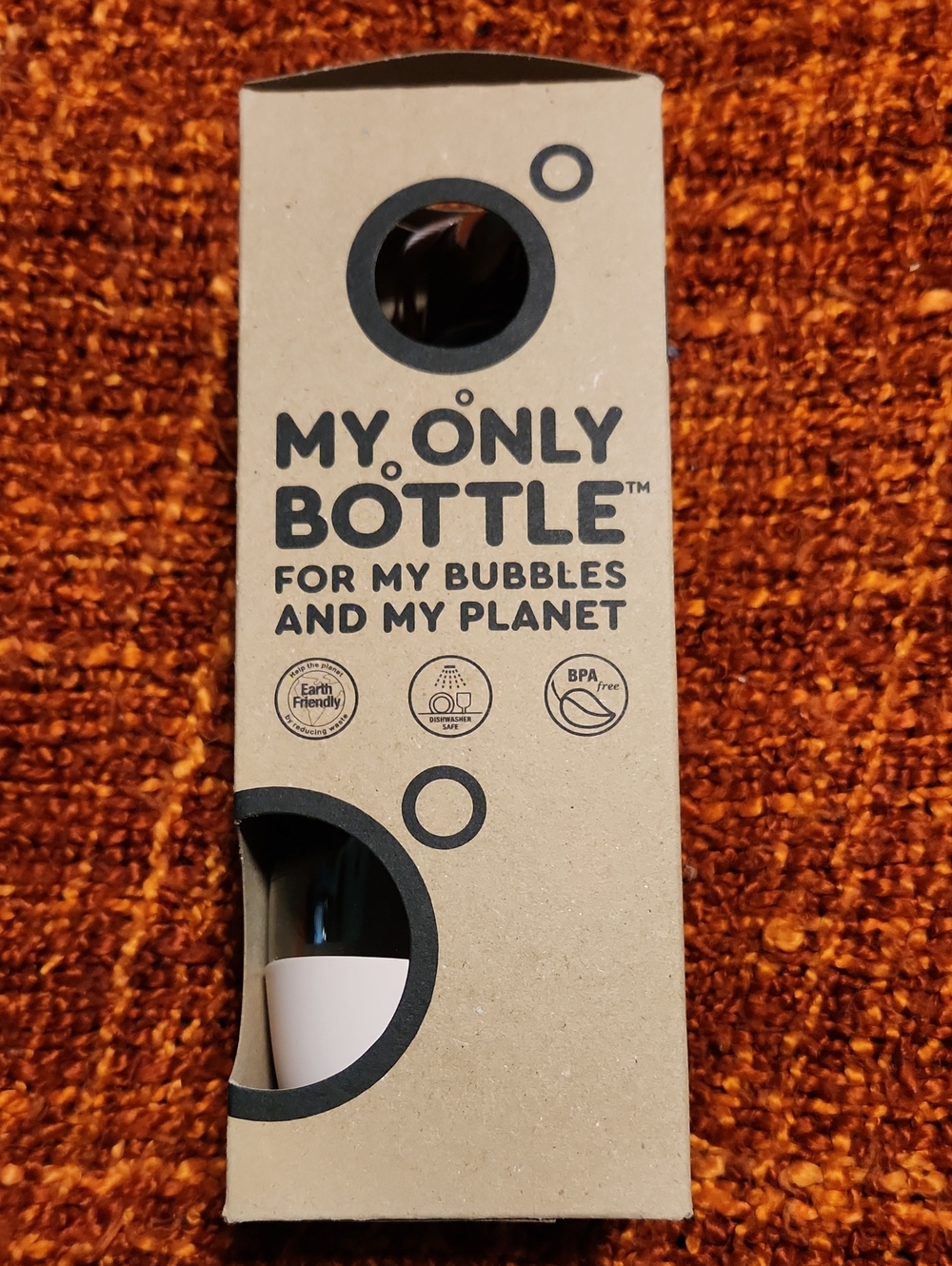 Reusable Bubble Bottle - White